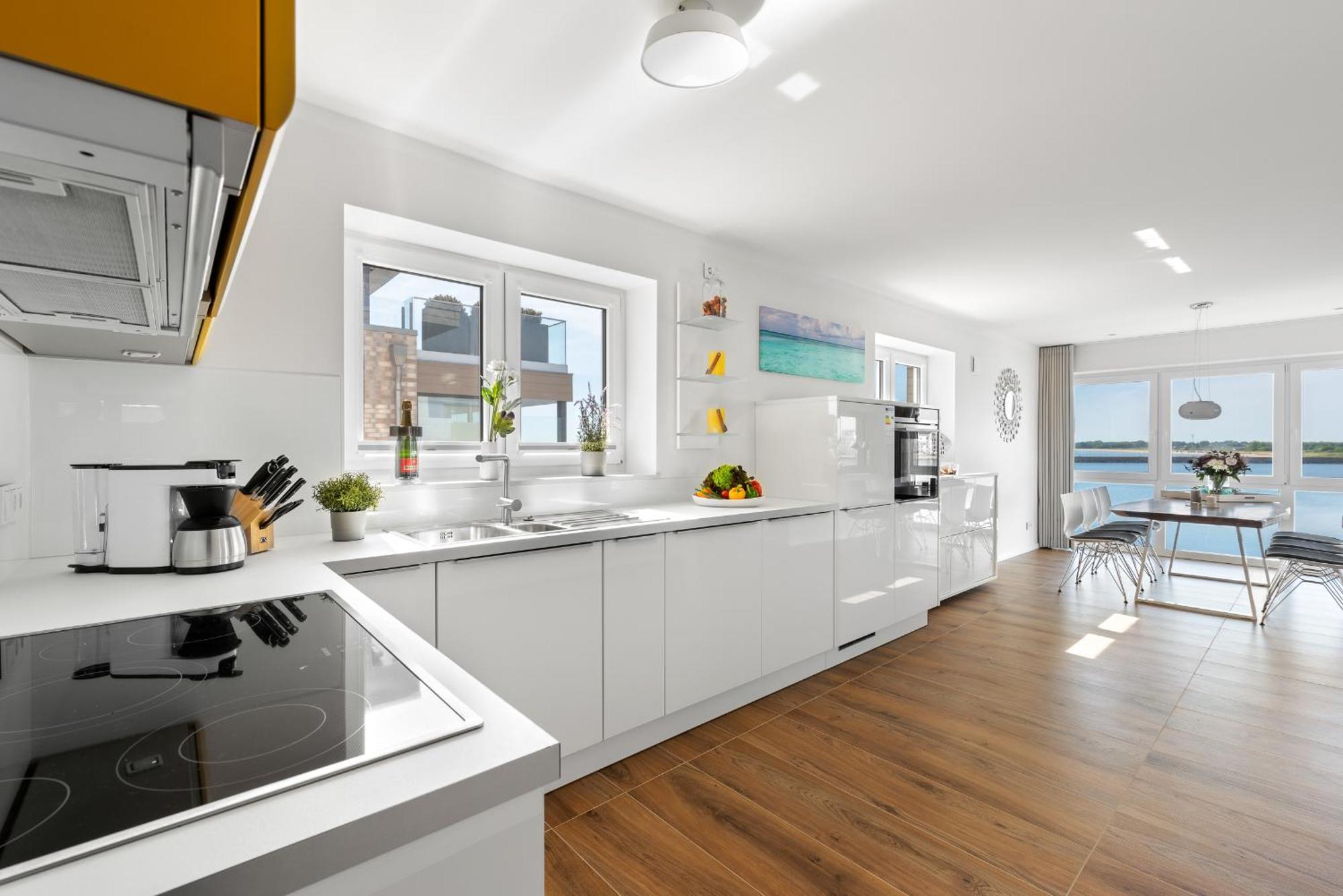 Brise- Direkt Am Wasser, Hafenblick, Fahrstuhl, Sauna, Ueberdachter Balkon Olpenitz Exteriér fotografie