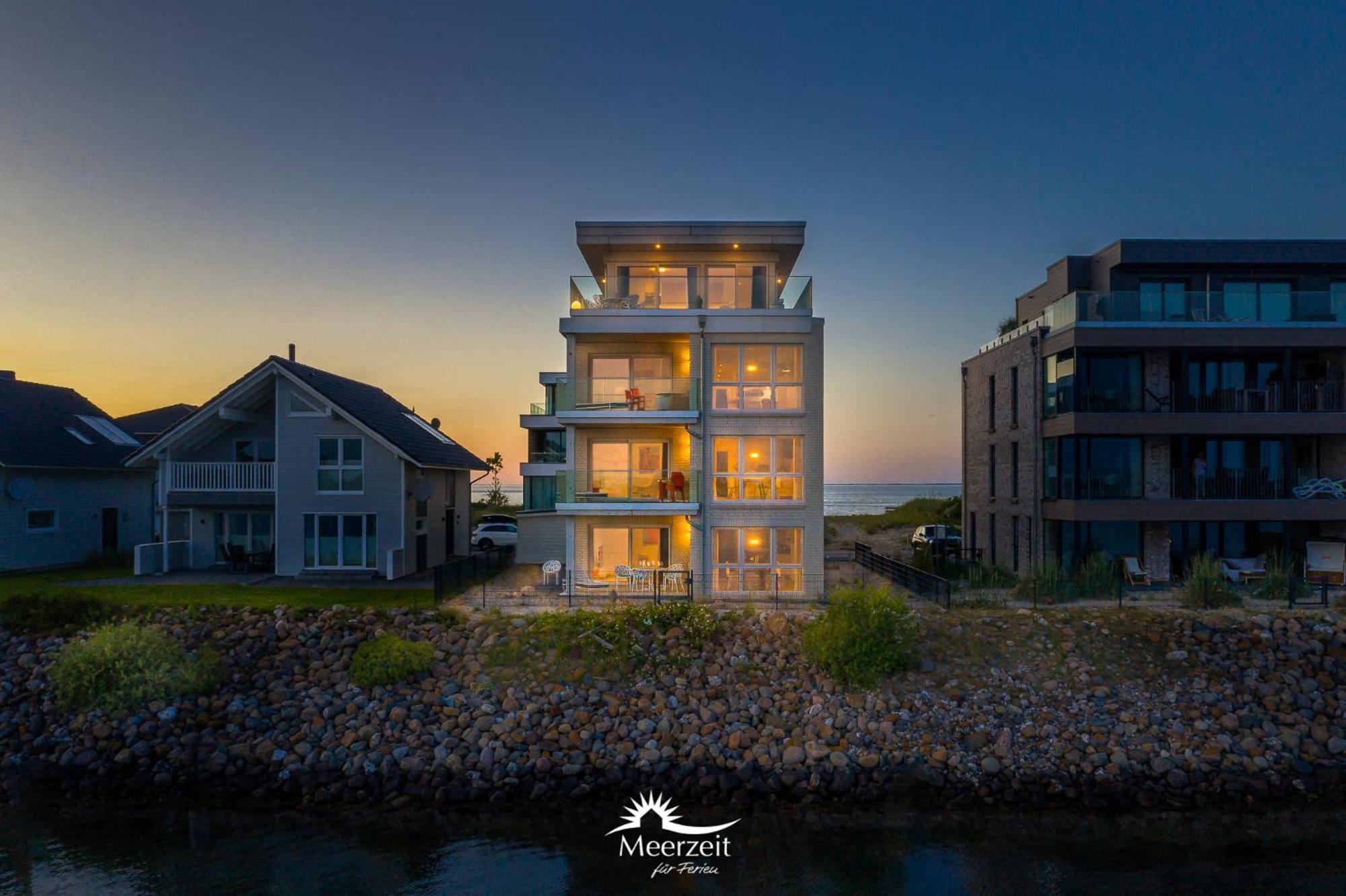 Brise- Direkt Am Wasser, Hafenblick, Fahrstuhl, Sauna, Ueberdachter Balkon Olpenitz Exteriér fotografie